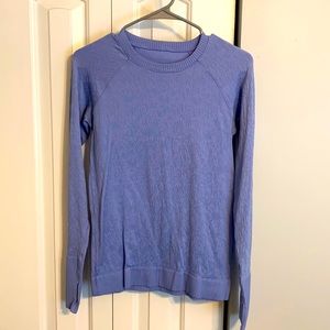 lululemon Periwinkle Long-Sleeve Size 8